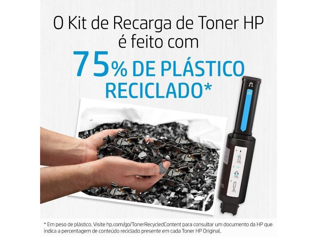 TONER ORIGINAL HP 117A AMARELO LASER image number 4