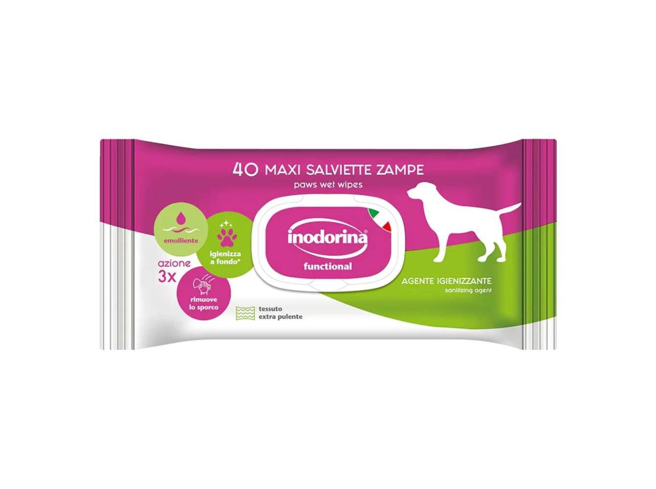 TOALHITAS INODORINA PARA PATAS 40 UNIDADES image number 1