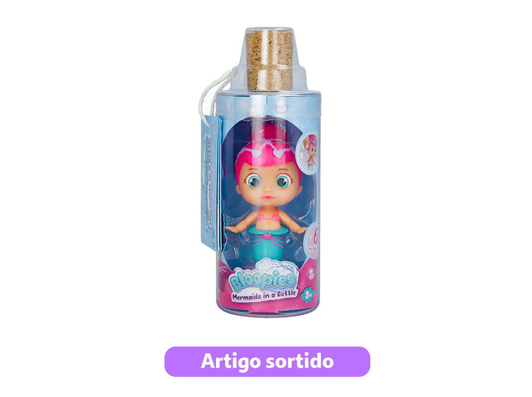 BONECA BLOOPIES MERMAID IN A BOTTLE MODELOS SORTIDOS image number 0