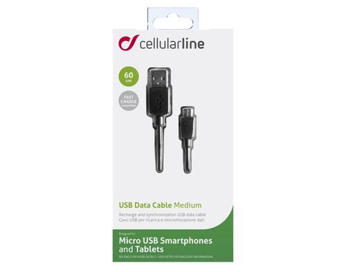 CABO CELLULARLINE MICRO USB 60CM image number 0