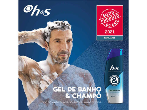 GEL H&S DE BANHO LIMPEZA PROFUNDA 300ML