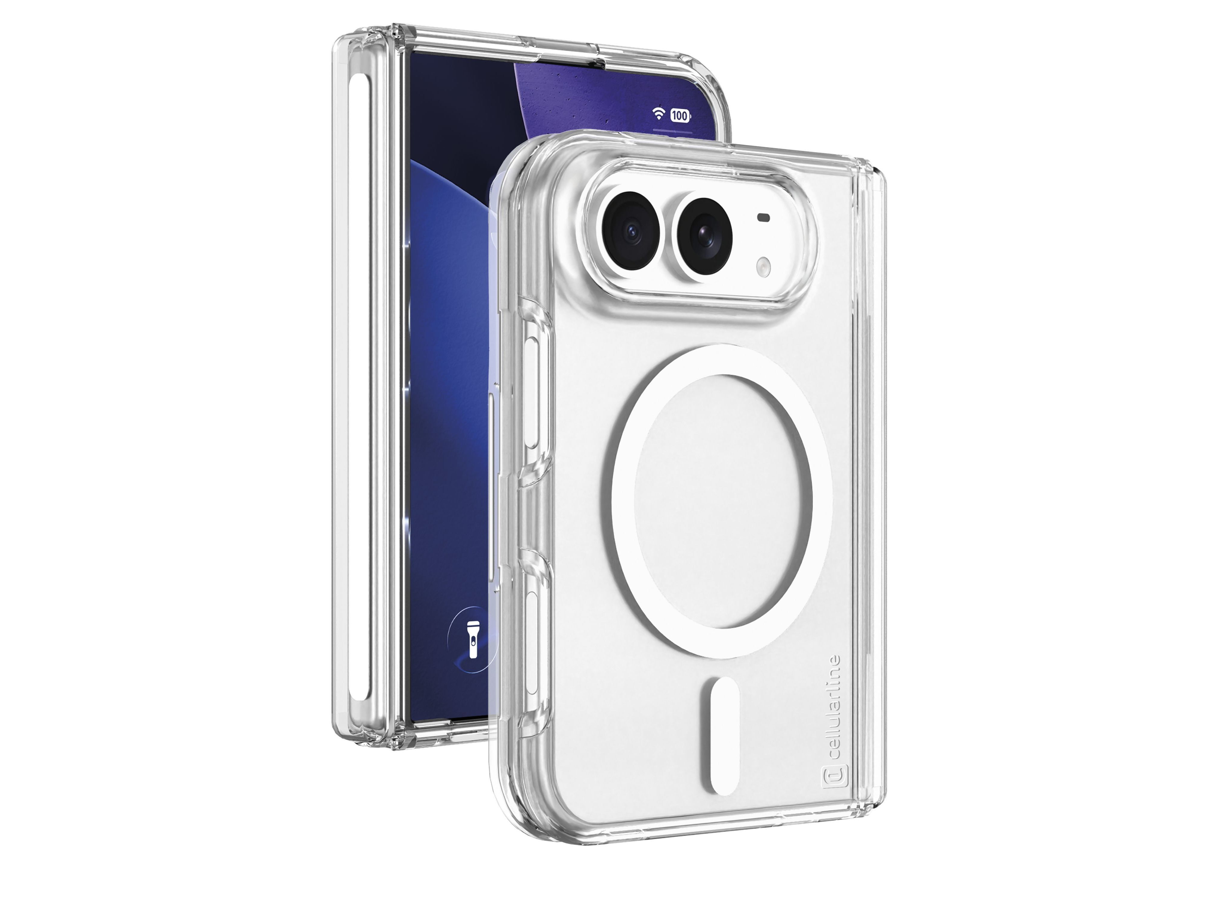 CAPA CELLULARLINE IPH 18 ULTRA GLOSS TRSP image number 2