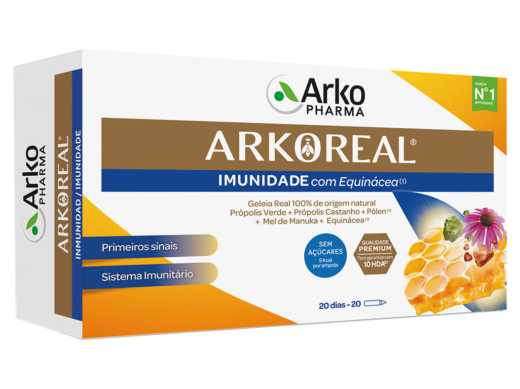 SUPLEMENTO ARKOREAL GELEIA REAL BIO 20 AMPOLAS image number 0