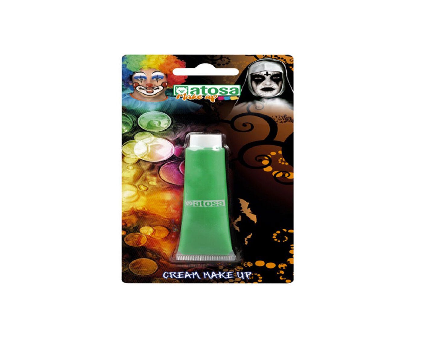 MAQUILHAGEM OLHOS HALLOWEEN TOPBRANDS VERDE