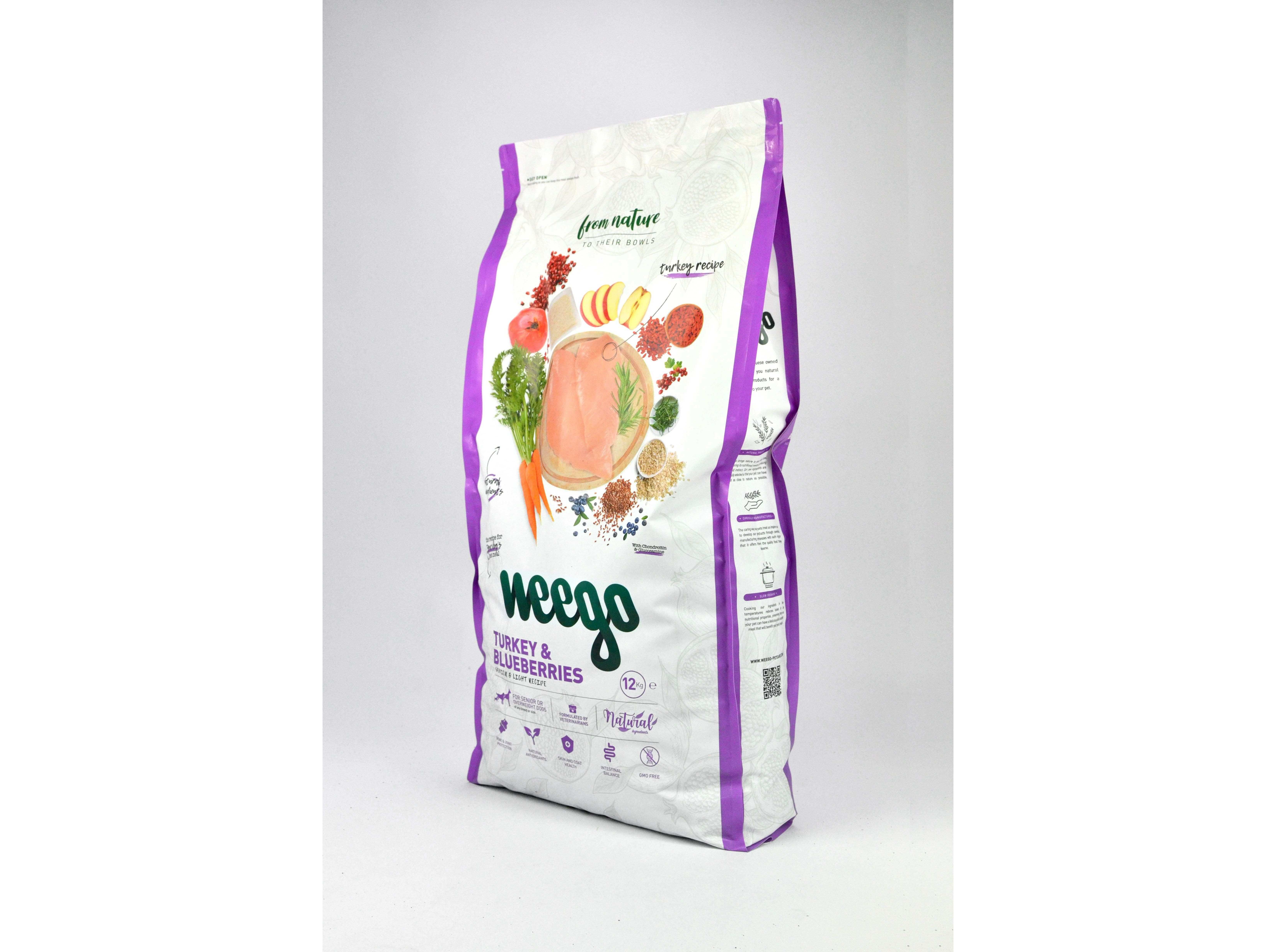 RA&Ccedil;&Atilde;O PARA C&Atilde;O S&Eacute;NIOR WEEGO PERU / MIRTILOS 12KG