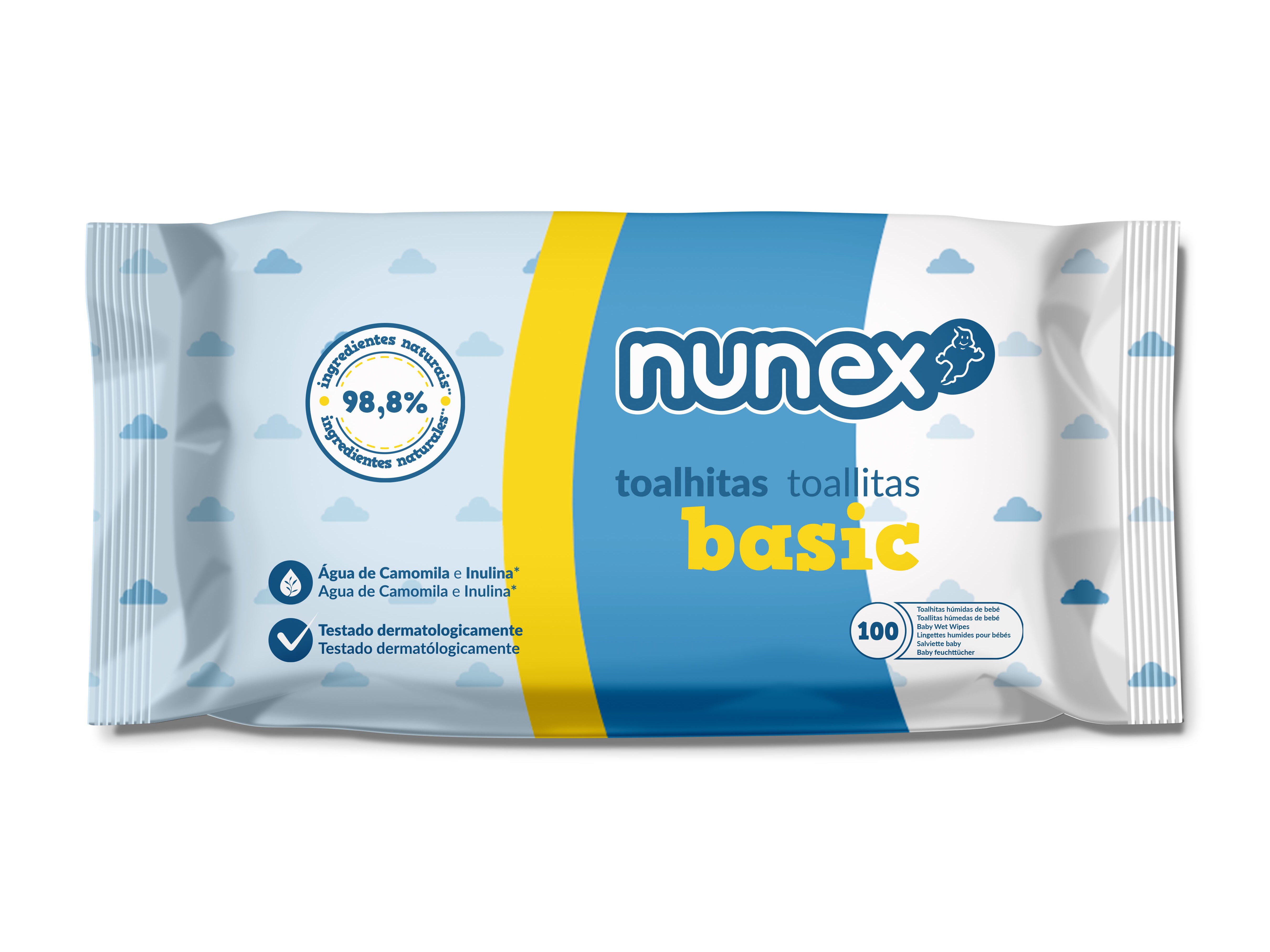 TOALHITAS NUNEX BASIC 100 UN