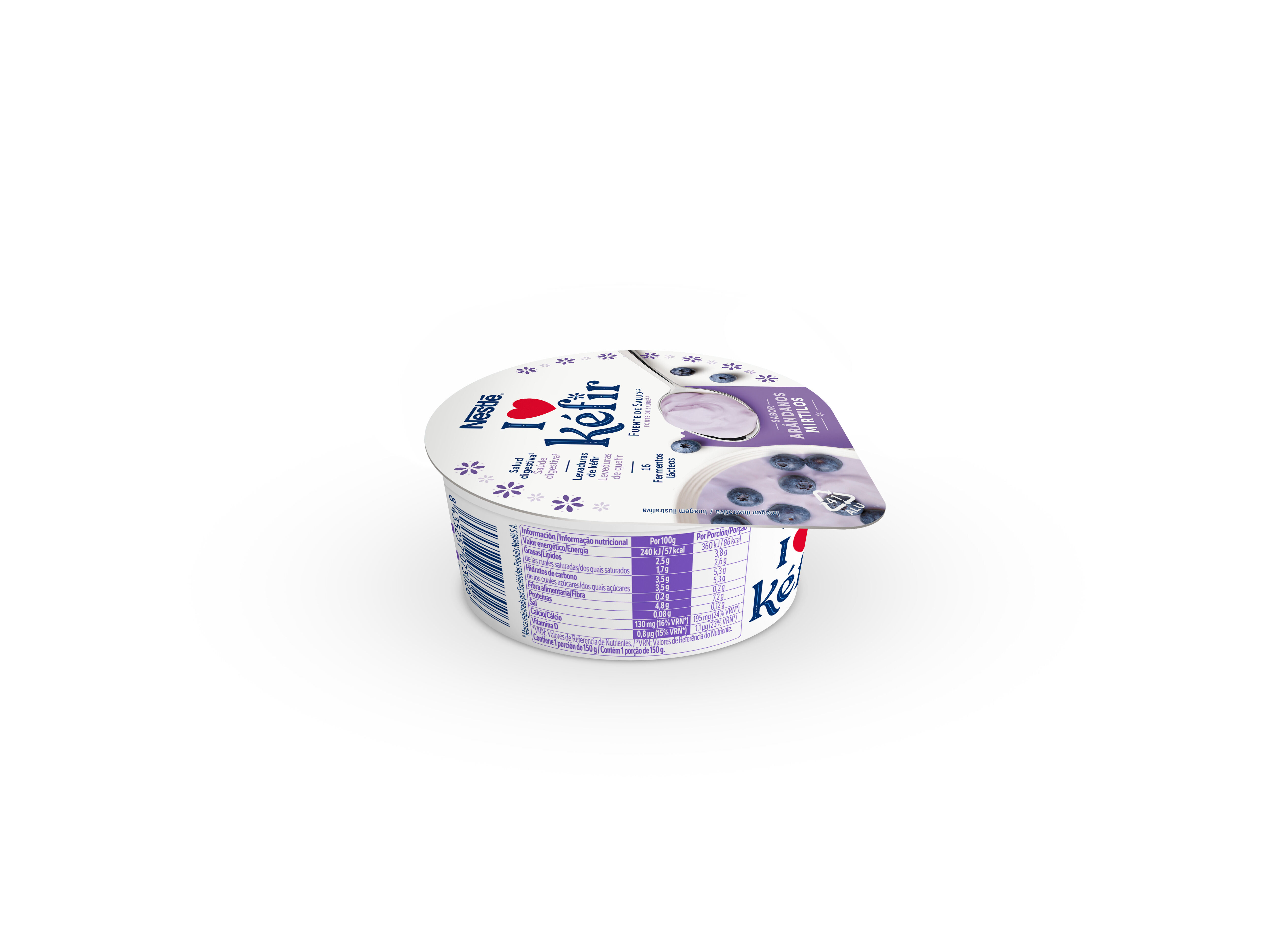 KEFIR NESTL&Eacute; MIRTILO 150G image number 1