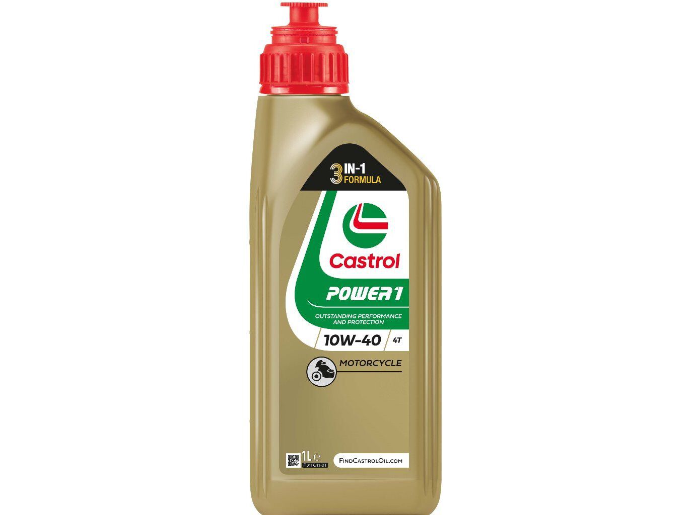 &Oacute;LEO DE MOTOR CASTROL POWER 1 10W40 4T 1L image number 0
