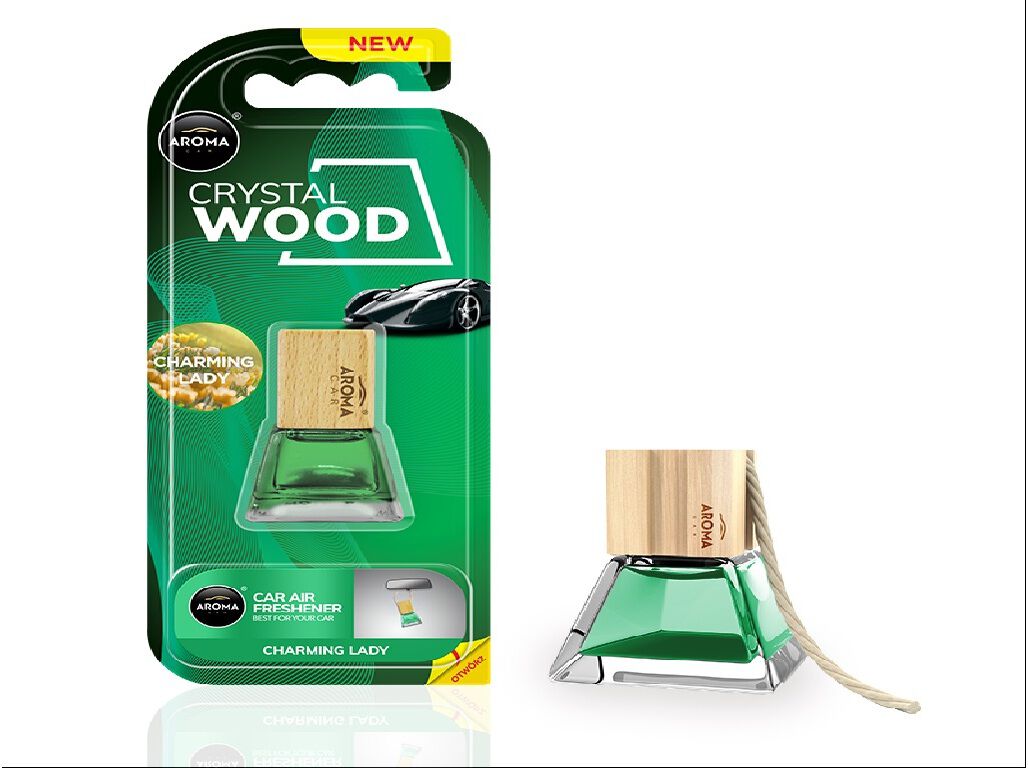 AMBIENTADOR AUTO AROMA CAR CRYSTAL WOOD CHARMING 7ML image number 1