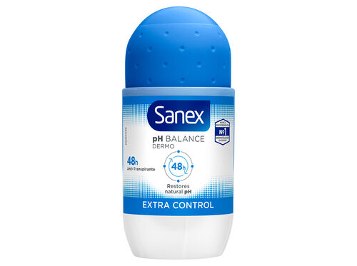 Desodorizante Roll-On Dermo Extra Control Sanex 50ml image number 0