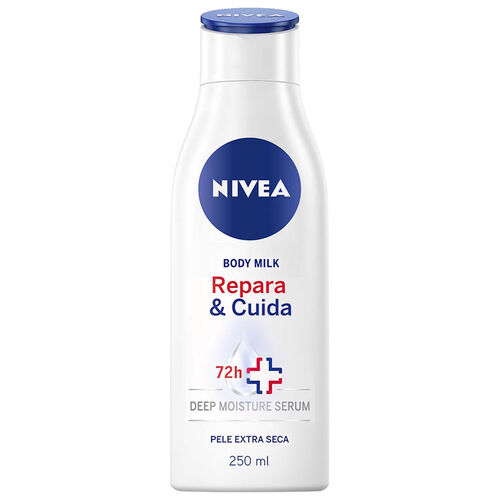 Leite Corporal Body Milk para Pele Extra Seca Repara&Cuida NIVEA 250 ml image number 0