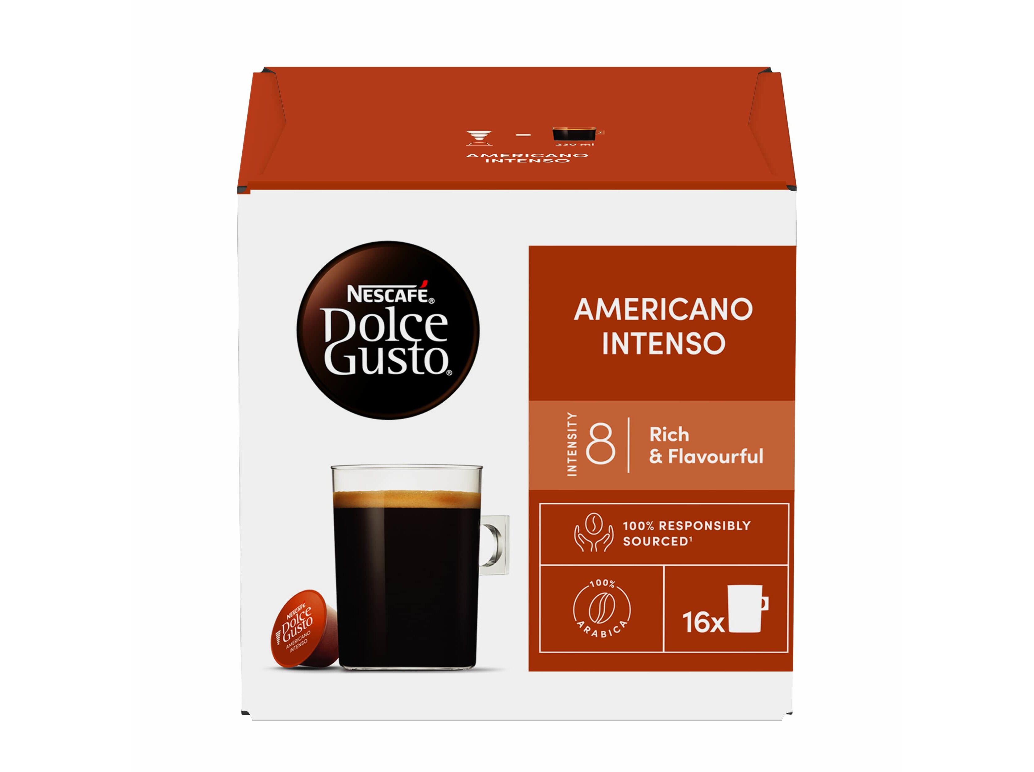 CAPSULAS DOLCE GUSTO AMERICANO INTENSO 16 UN image number 0