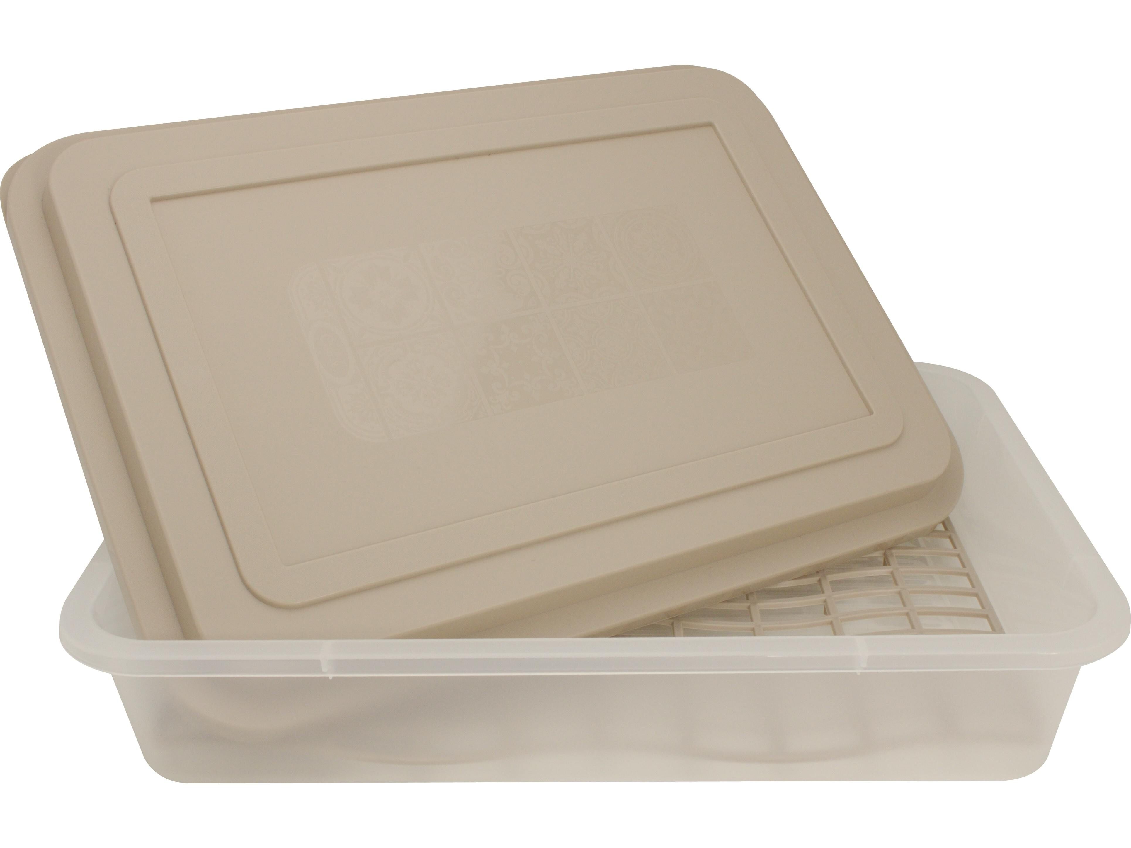 CAIXA COM TAMPA E REDE CODIL 32X23X7.6CM CORES SORTIDAS image number 1