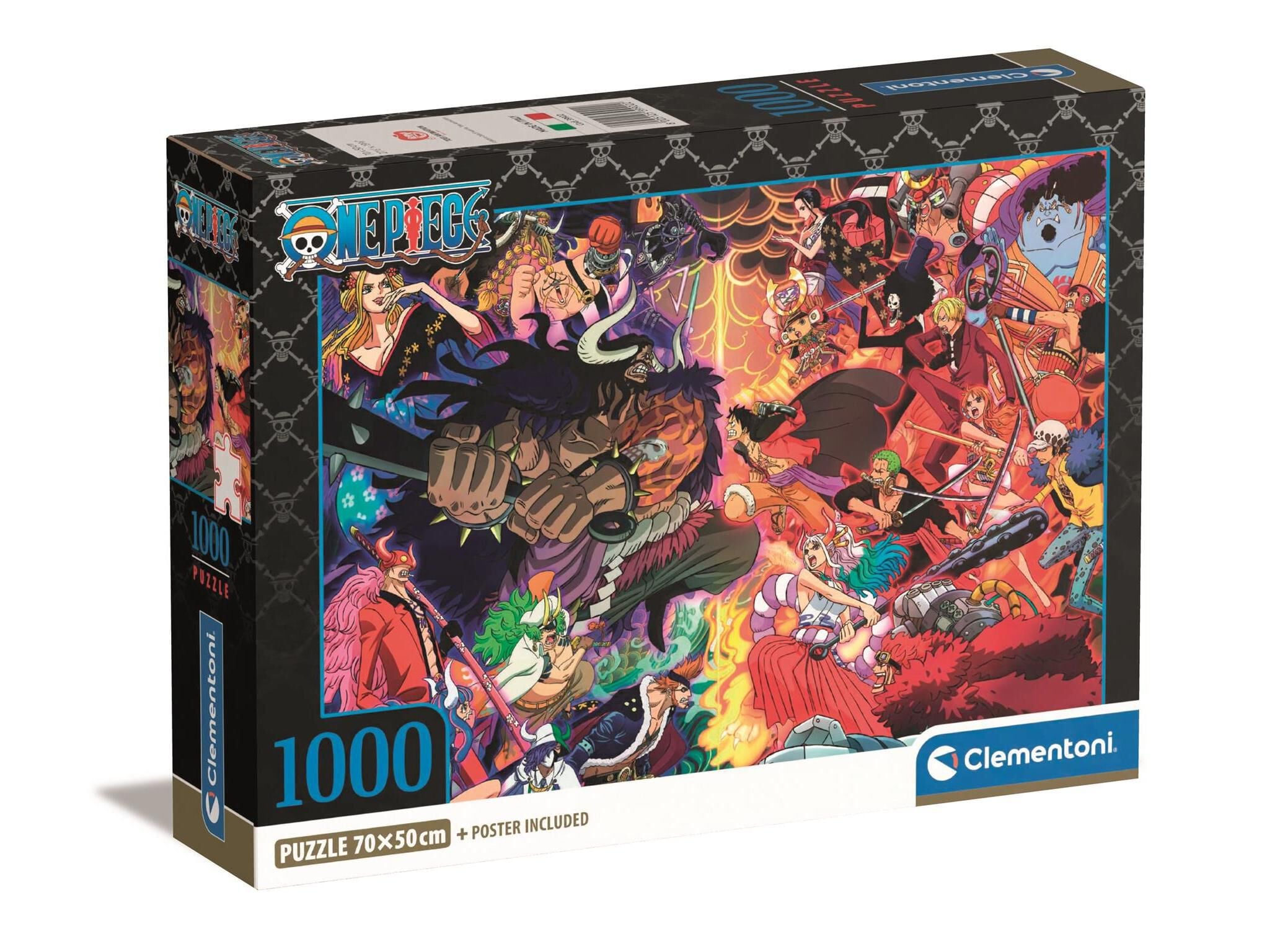 PUZZLE ONE PIECE CLEMENTONI IMPOSSIBLE 1000 PE&Ccedil;AS image number 0