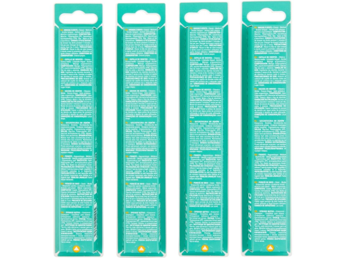 ESCOVA DENTES AUCHAN CL&Aacute;SSICA M&Eacute;DIA 1 UN image number 1