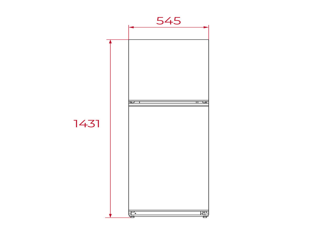 FRIGOR&Iacute;FICO 2 PORTAS TEKA RTF 2510 WH E 204L image number 2