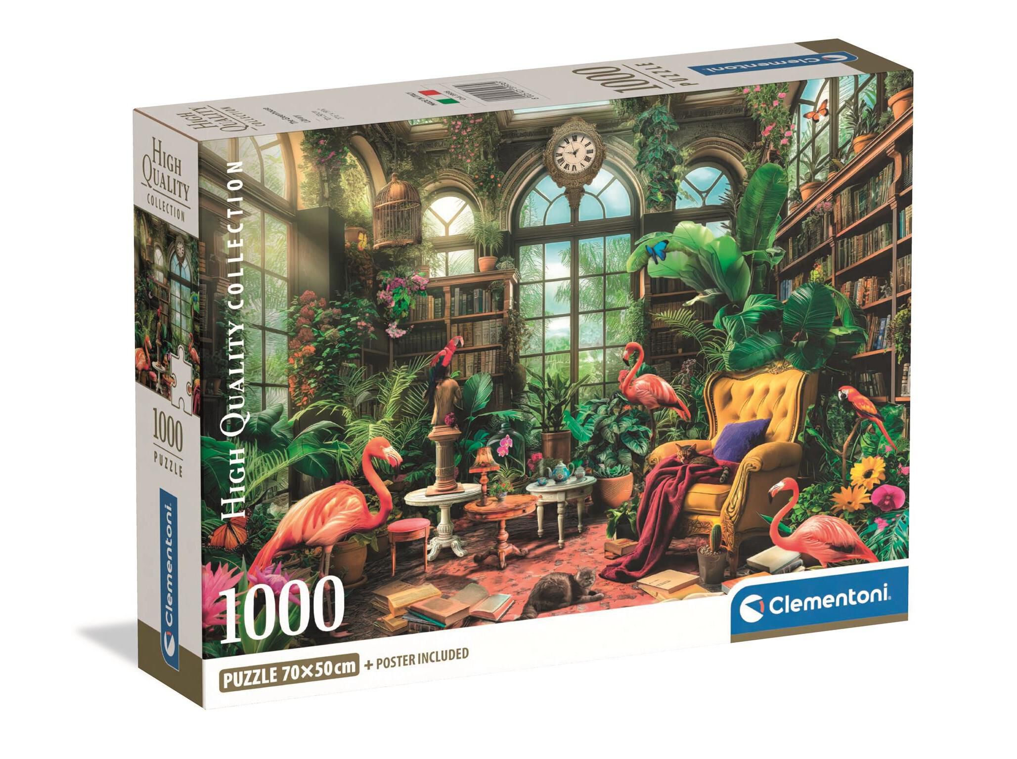 PUZZLE CLEMENTONI GREENHOUSE 1000 PE&Ccedil;AS image number 0