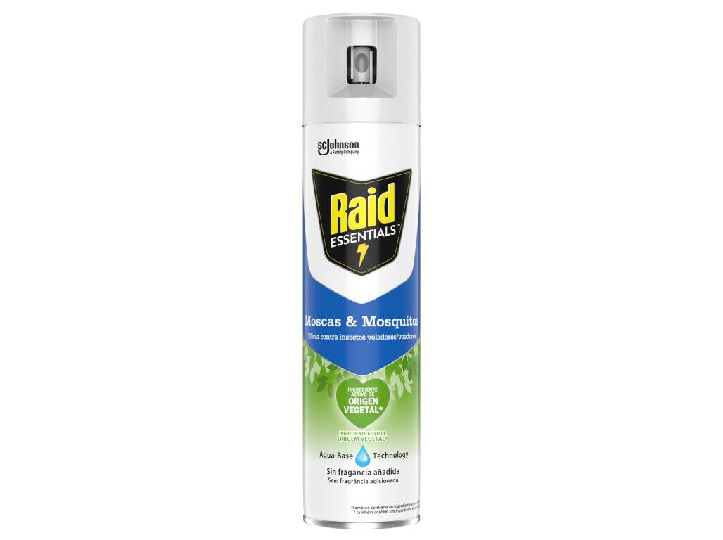INSECTICIDA RAID ESSENTIALS VOADORES 400ML image number 0