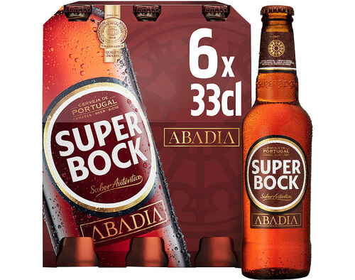 CERVEJA SUPER BOCK ABADIA COM ÁLCOOL TARA PERDIDA 6X0.33L image number 0