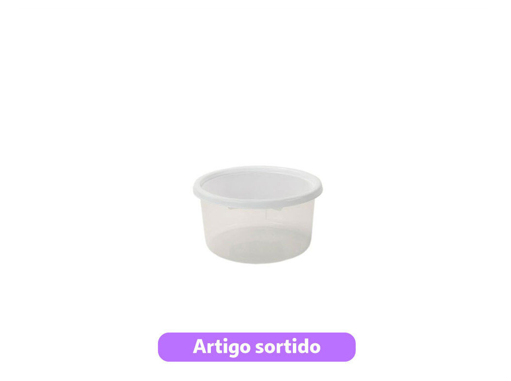 CAIXA PARA ALIMENTOS CODIL 10.2X5.5CM 300ML CORES SORTIDAS image number 0