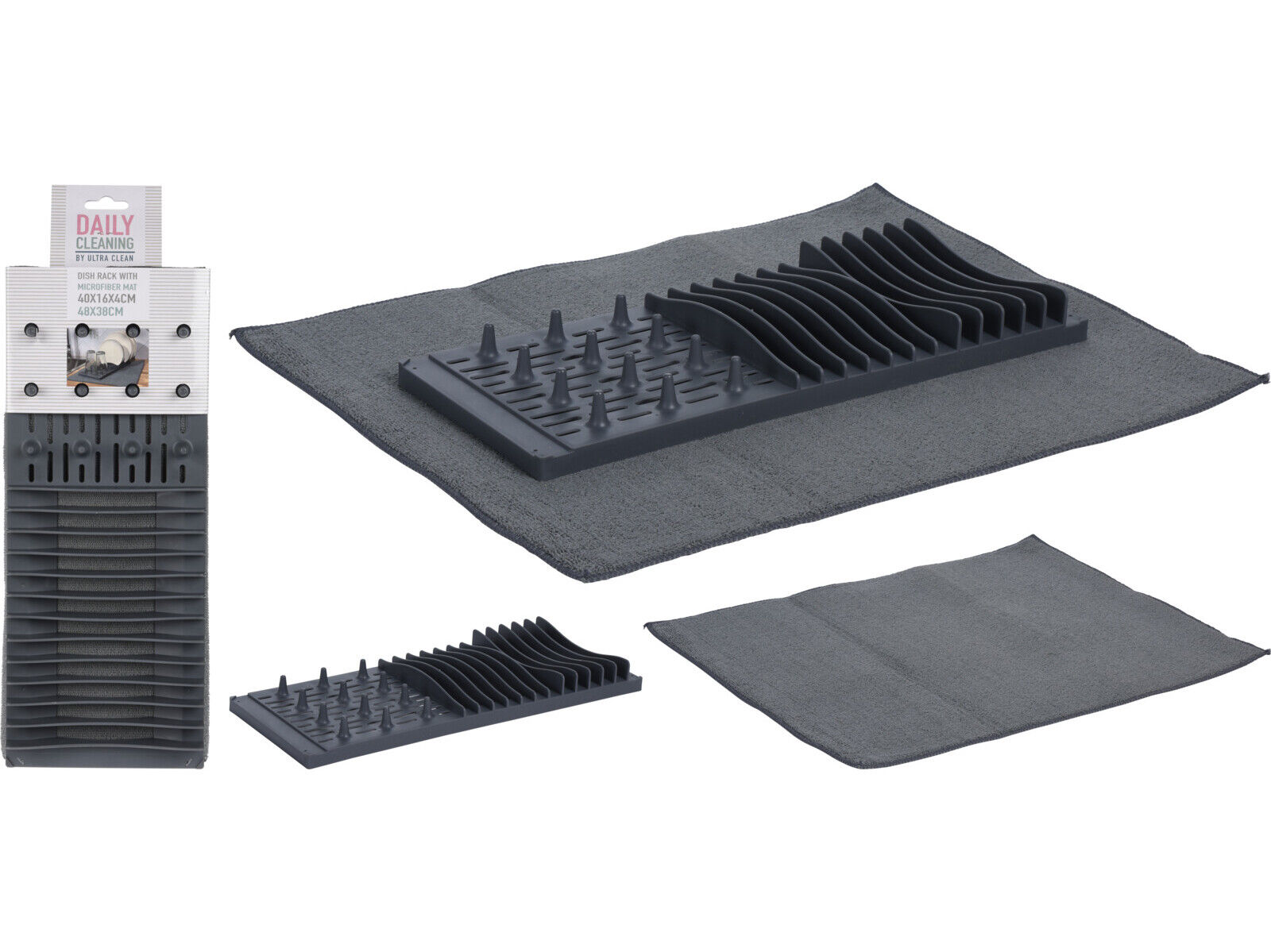 ESCORREDOR DE LOI&Ccedil;A 40X16X4CM 2 PE&Ccedil;AS image number 1