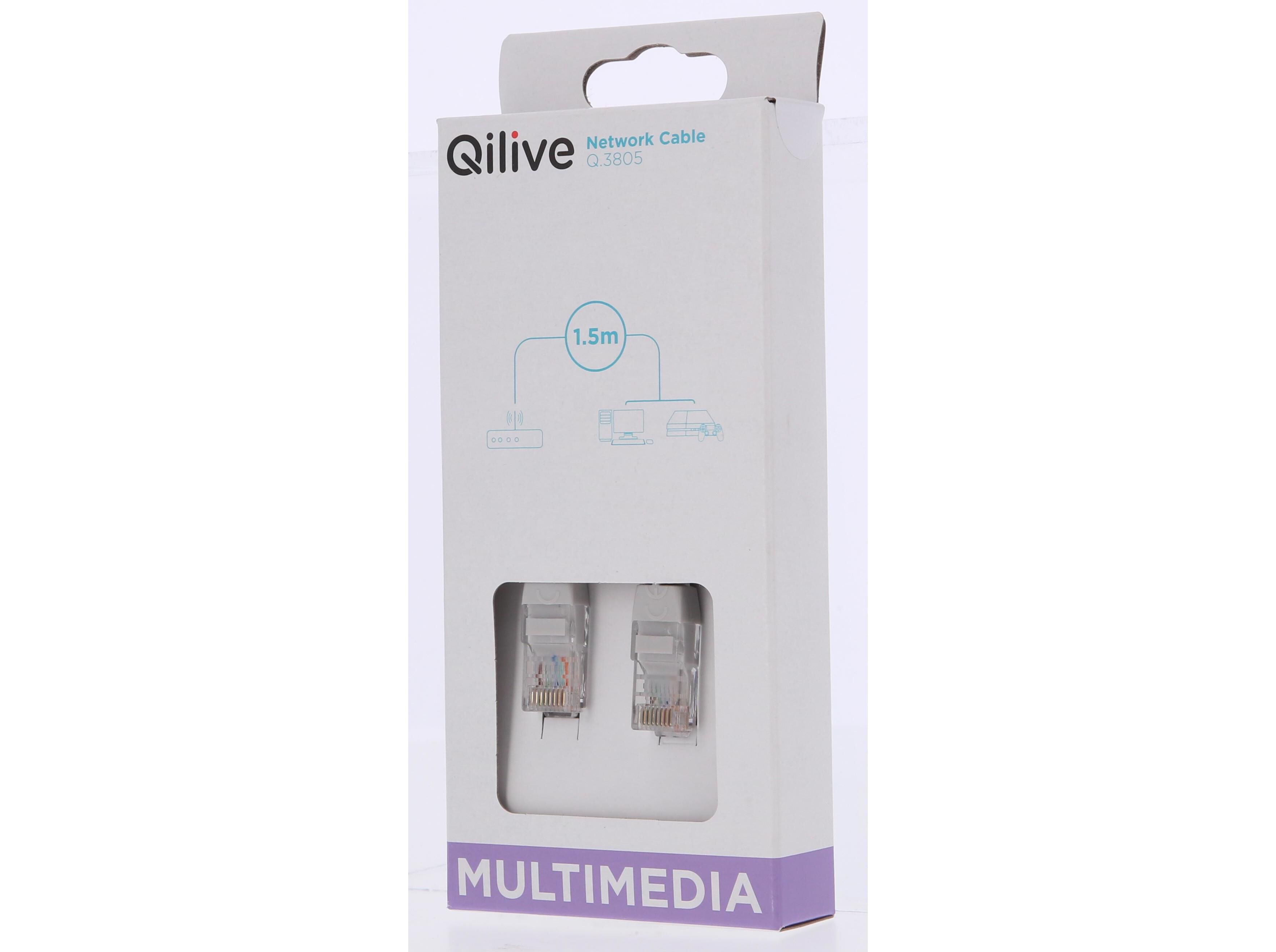 CABO RJ45 QILIVE G4218001 CAT-5E 1.5 MT