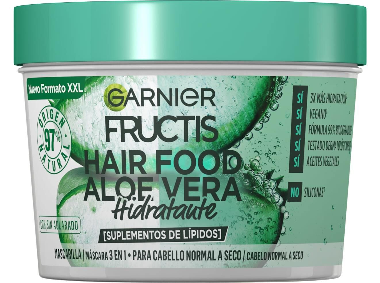 M&Aacute;SCARA FRUCTIS HAIR FOOD ALOE VERA 400ML image number 0