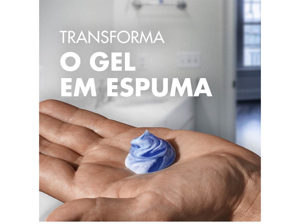 ESPUMA DE BARBEAR SERIES PELE SENSIVEL COM ALO&Eacute; VERA GILLETTE 250 ML image number 3