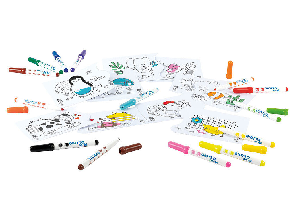 CONJUNTO CRIATIVO GIOTTO BE-B&Eacute; MY FIRST COLOURING PLAY image number 2