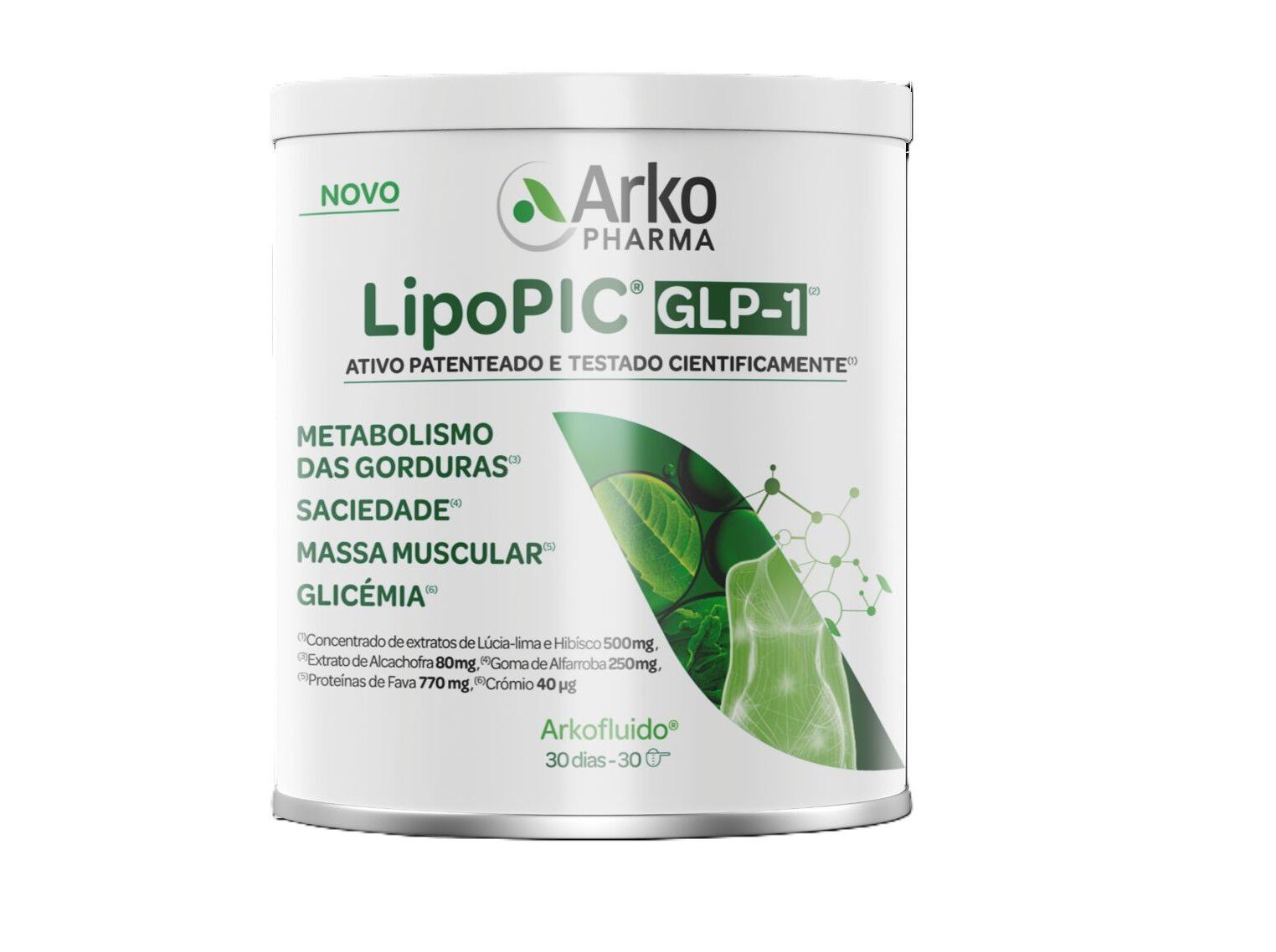 SUPLEMENTO ARKOPHARMA LIPOPIC GLP-1 270G image number 0
