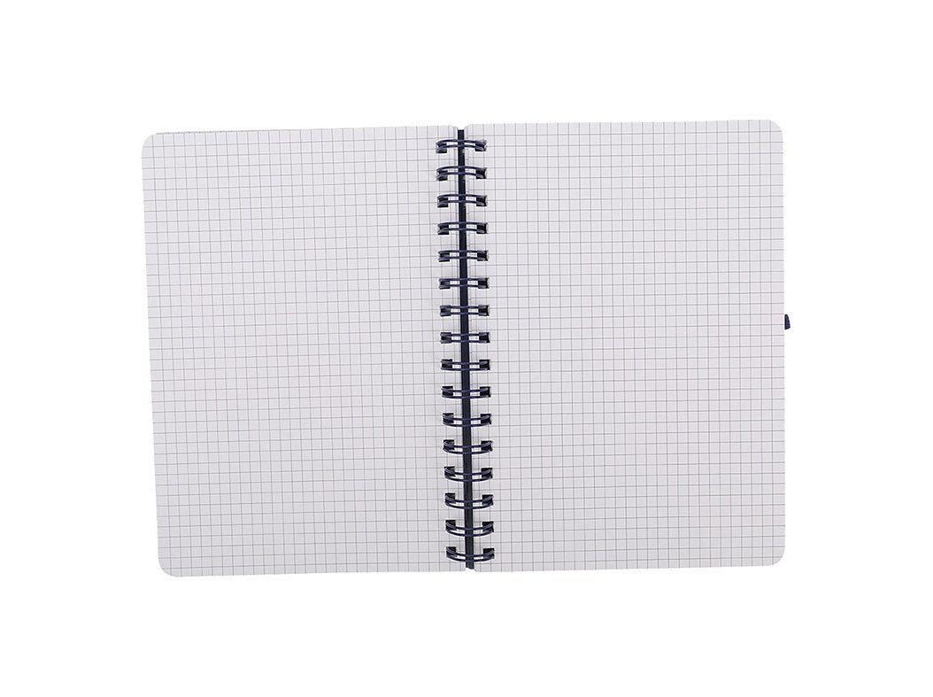 CADERNO ESPIRAL A5 AUCHAN AZUL image number 1