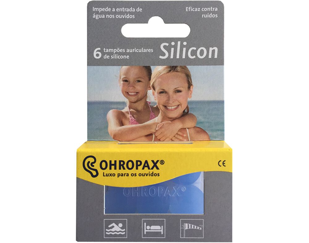 TAMP&Otilde;ES OHROPAX AURICULARES SILICON 6UN image number 0