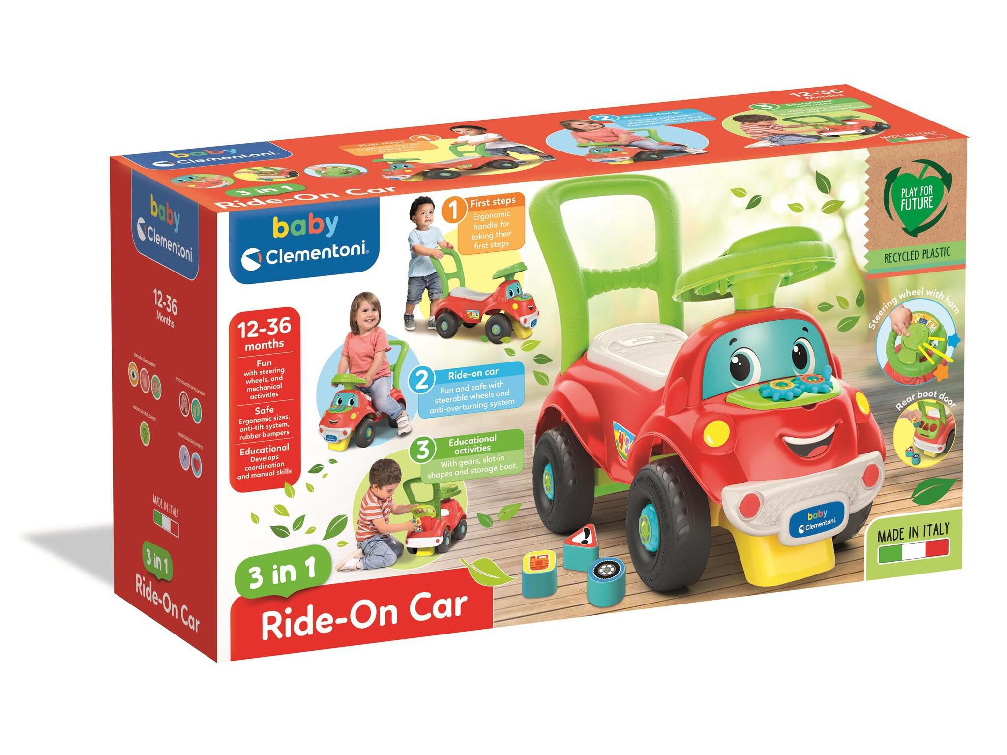 RIDE ON 3 IN 1 BABY CLEMENTONI image number 1