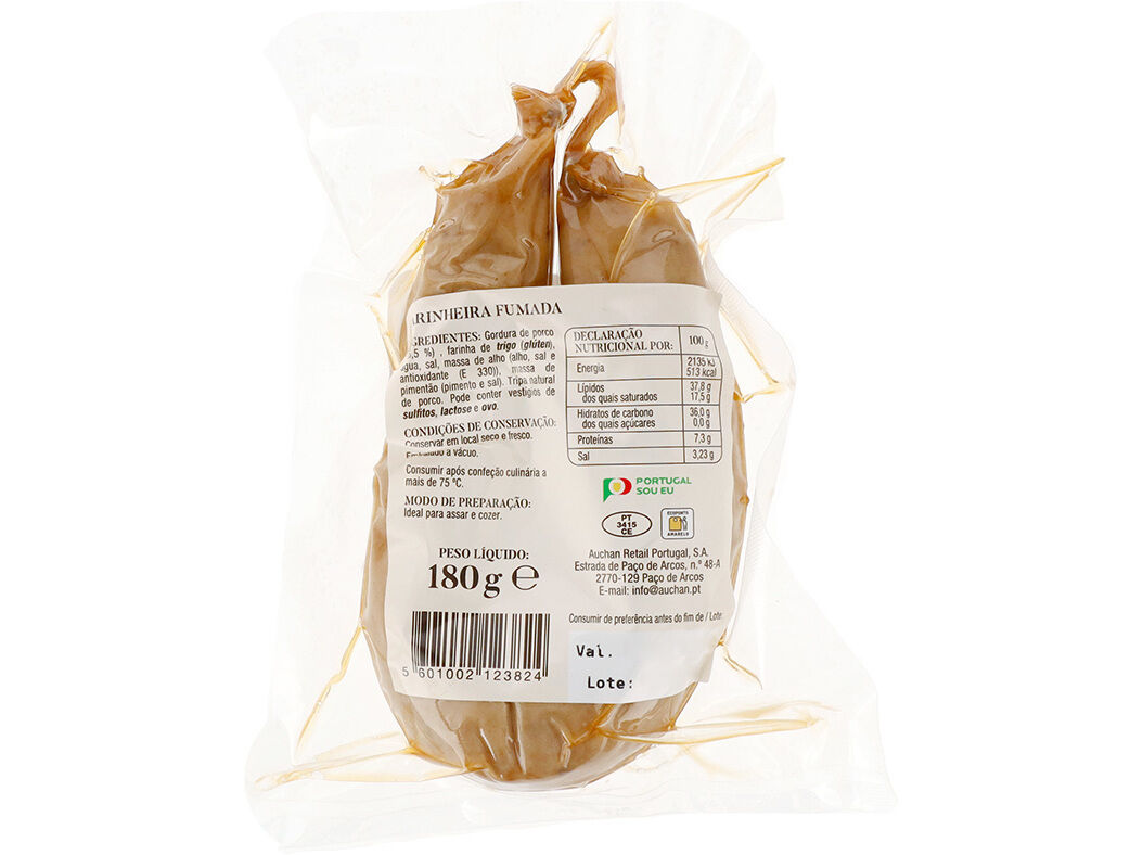 FARINHEIRA DA SERT&Atilde; AUCHAN &Agrave; MESA EM PORTUGAL CULTIVAMOS O BOM 180G image number 1