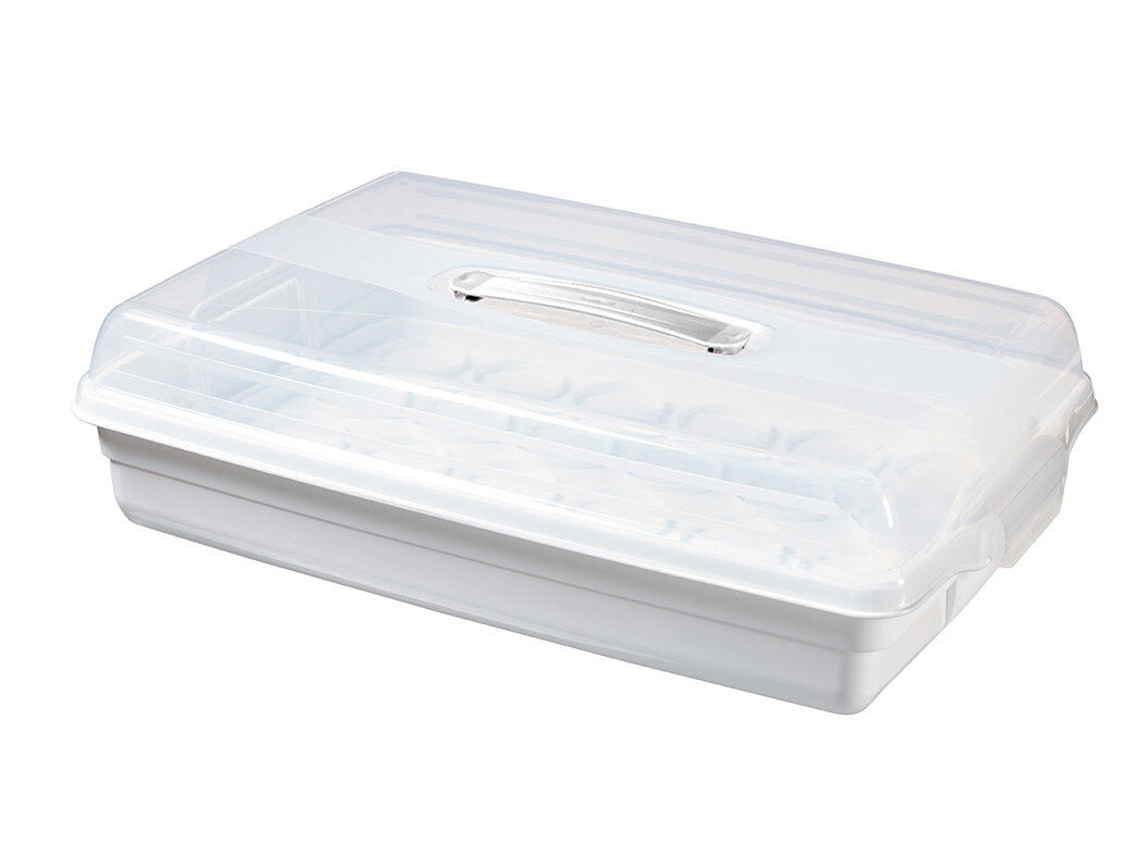 BOLEIRA PARA CUPCACKES ACTUEL PL&Aacute;STICO 45X30X11CM image number 0