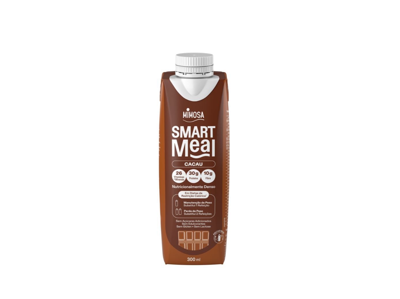 BEBIDA L&Aacute;CTEA MIMOSA SMART MEAL CACAU 300ML image number 1