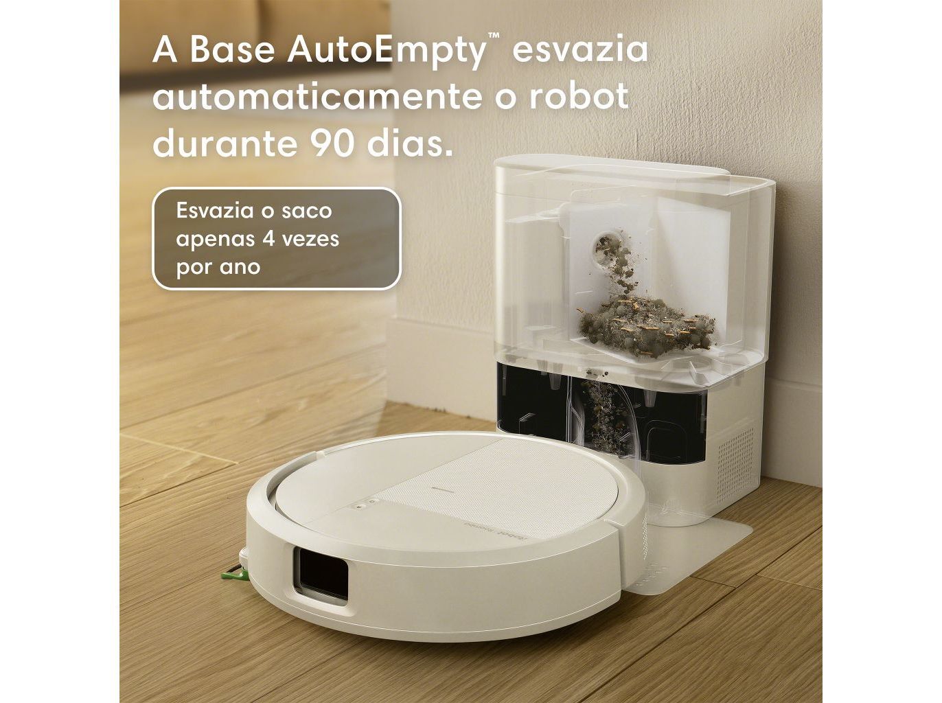 ASPIRADOR ROBOT IROBOT ROBOT ROOMBA COMBO 115 + BASE BRANCO image number 4