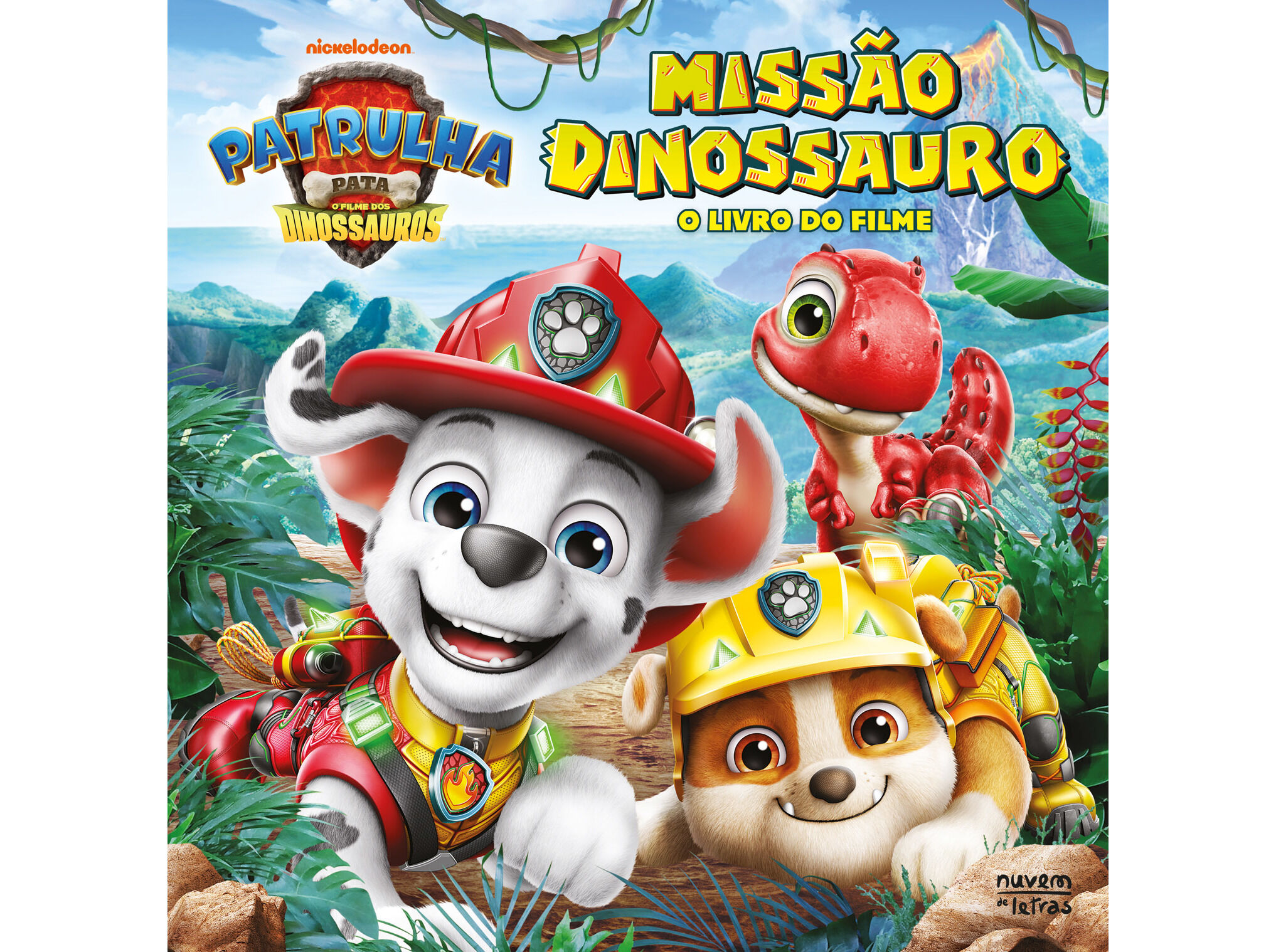 LIVRO PATRULHA PATA: O FILME DOS DINOSSAUROS: MISS&Atilde;O image number 0