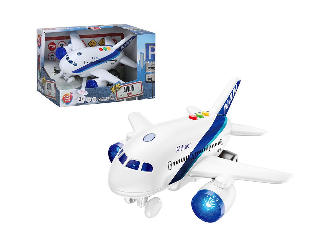 AVI&Atilde;O ONE TWO FUN COM LUZ E SOM 20X19X11CM