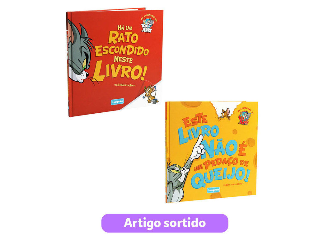 LIVRO AS AVENTURAS DO TOM & JERRY MODELOS SORTIDOS image number 0