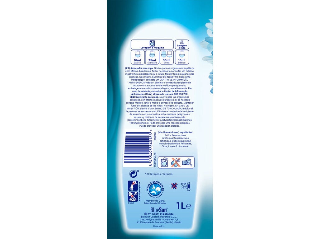 AMACIADOR CONCENTRADO A+ FRESCURA FLORES 62D image number 1