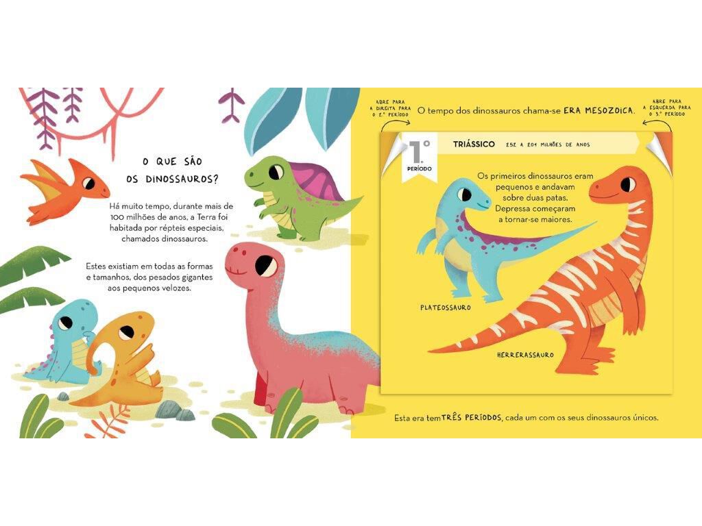 LIVRO AS MINHAS ABAS M&Aacute;GICAS DINOSSAUROS image number 1