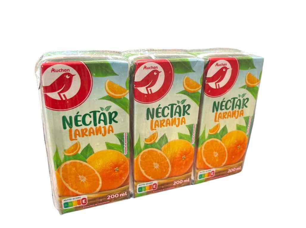 N&Eacute;CTAR AUCHAN LARANJA 3X200ML image number 0