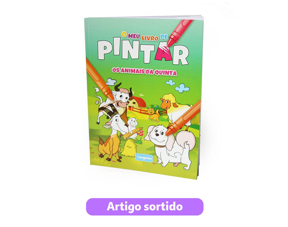 LIVRO O MEU LIVRO DE PINTAR - MODELOS SORTIDOS image number 0