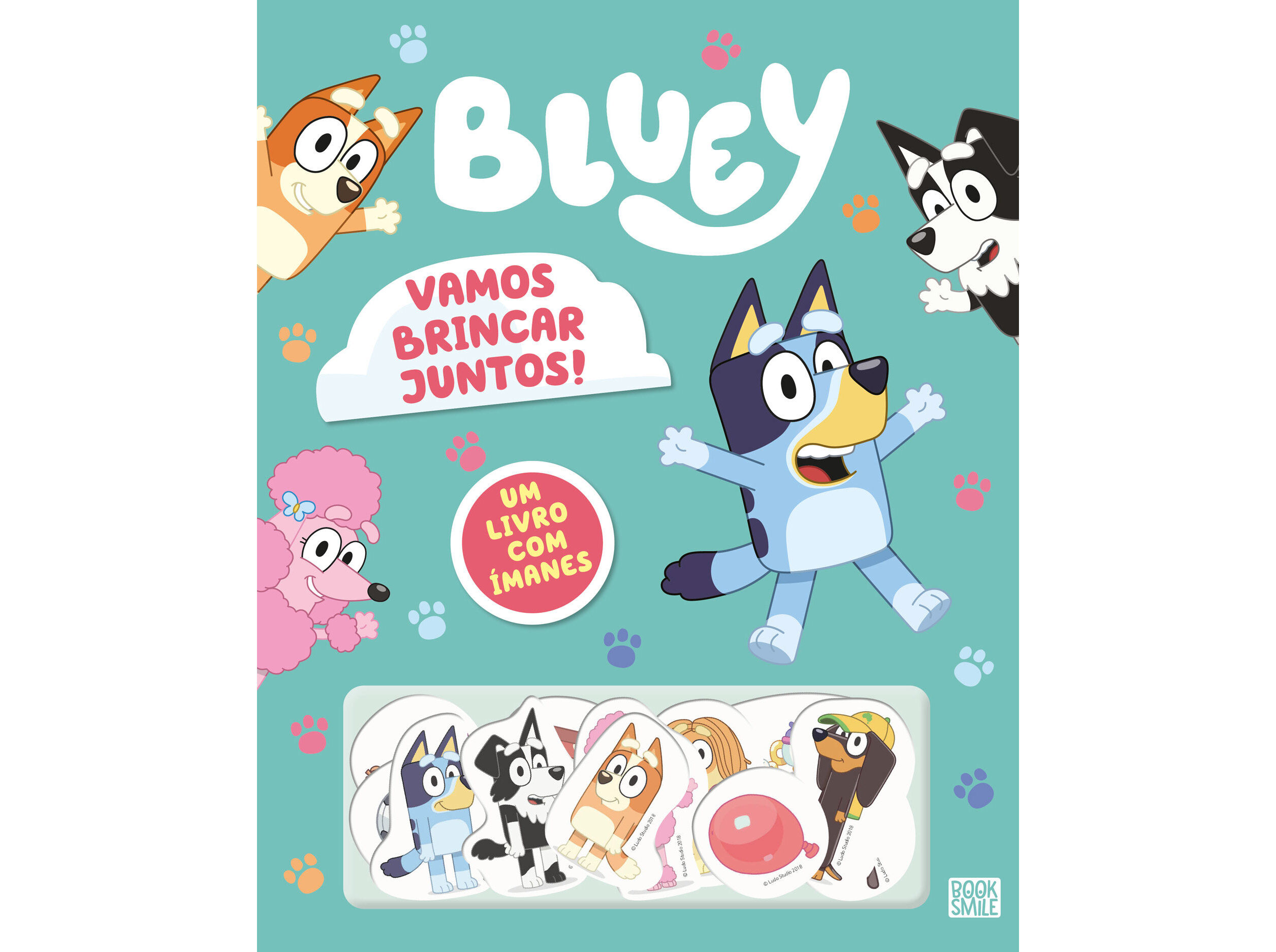 LIVRO BLUEY: VAMOS BRINCAR JUNTOS!: LIVRO COM &Iacute;MANES image number 0