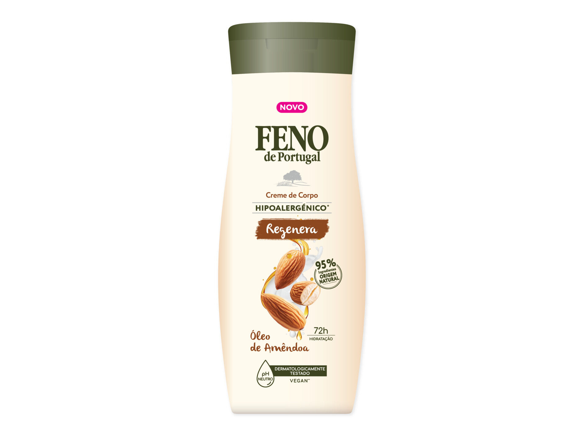 CREME DE CORPO FENO PORTUGAL &Oacute;LEO DE AM&Ecirc;NDOA 400ML image number 0