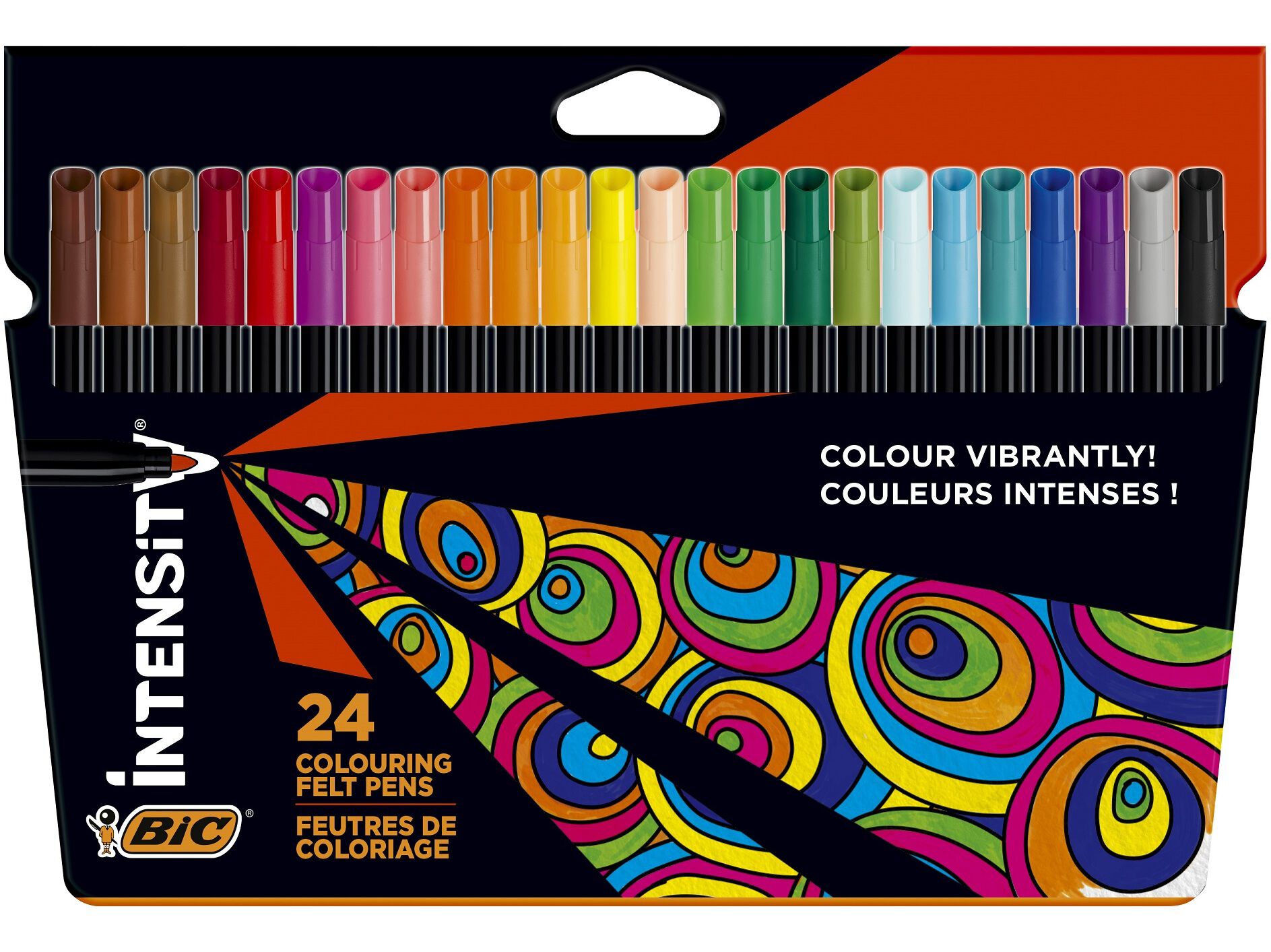 MARCADORES PARA COLORIR BIC INTENSITY UP 24 UNIDADES image number 0