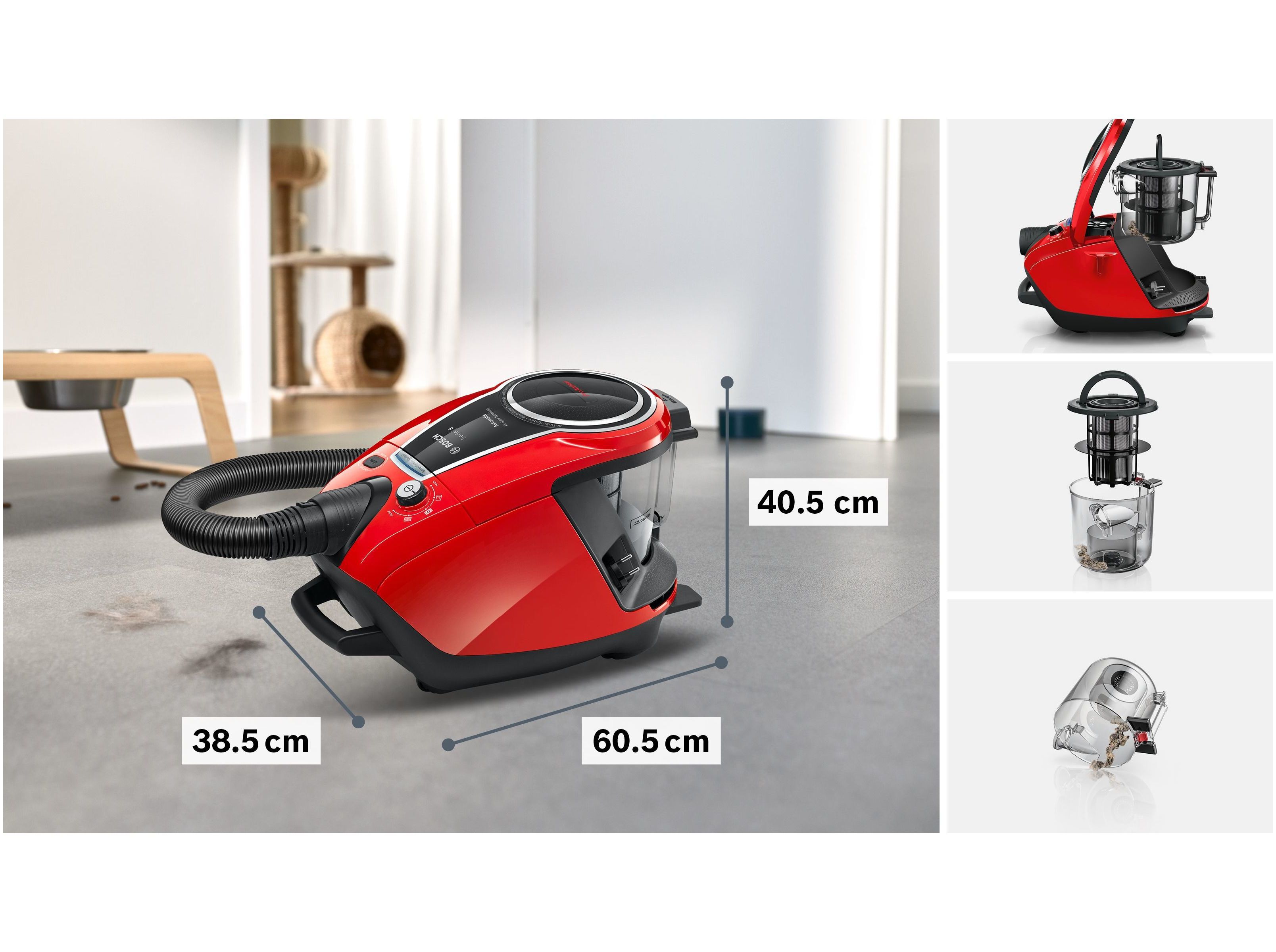 ASPIRADOR SEM SACO BOSCH BGS7PET1 PROANIMAL SERIE 8 image number 7