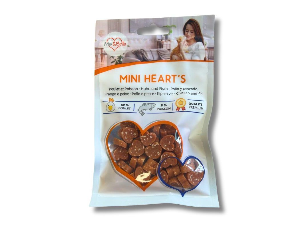 SNACK GATO MAX&BELLA FRANGO E PEIXE 50G image number 1