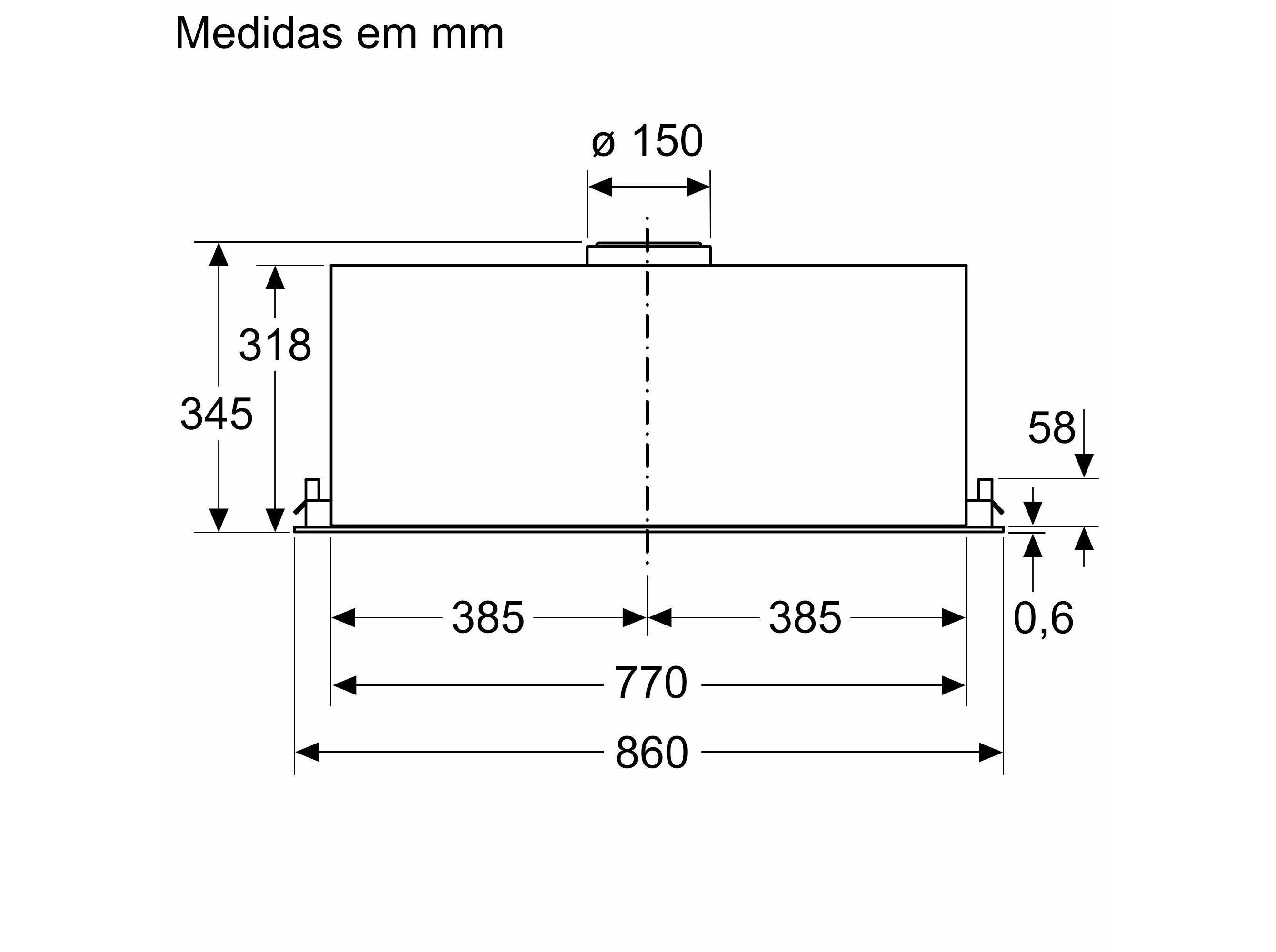 EXAUSTOR INTEGR&Aacute;VEL SIEMENS LB88NPC60 86 CM PRETO image number 7